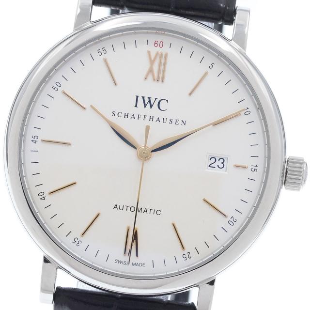 IWC IWC SCHAFFHAUSEN IW356517 ポートフィノ デイト 自動巻き メンズ 保証書付き_956356