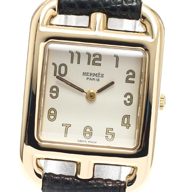 エルメス HERMES CC1.285 ケープコッド K18PG クォーツ レディース 箱付き_949057