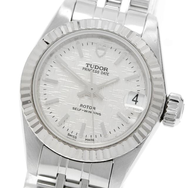 チュードル TUDOR 92514 プリンセスデイト WGベゼル 自動巻き レディース 保証書付き_950621