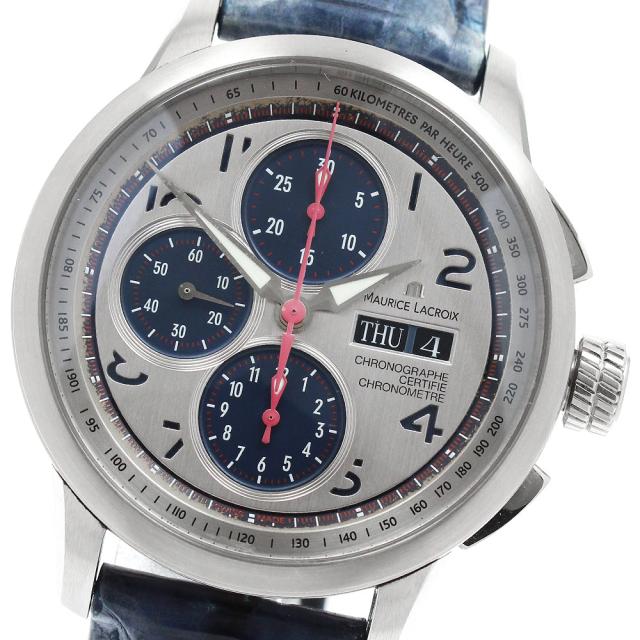 モーリスラクロア MAURICE LACROIX MP6018-SS001-12E マスターピース マスタークロノグラフ 限定120本 デイデイト 自動巻き メンズ _956294