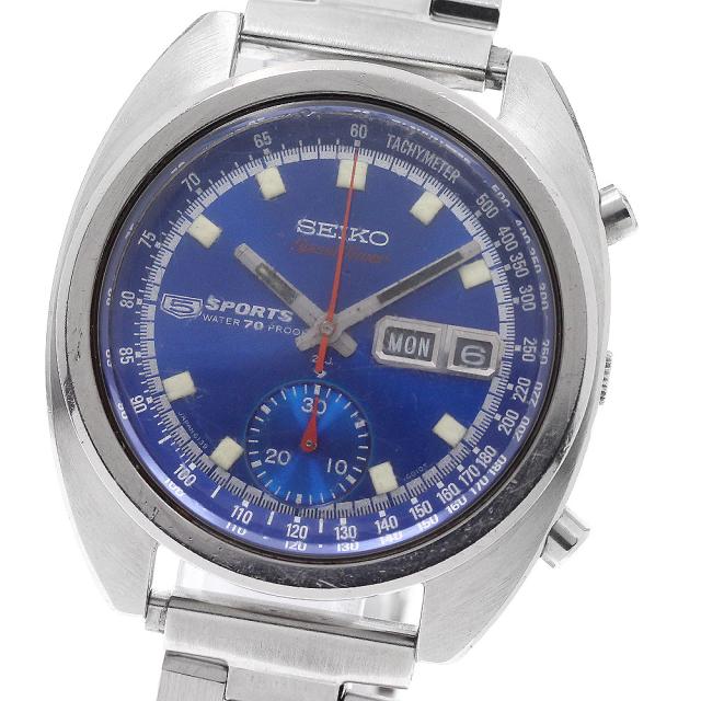 セイコー SEIKO 6139-6010 5スポーツ スピードタイマー クロノグラフ 自動巻き メンズ _938928