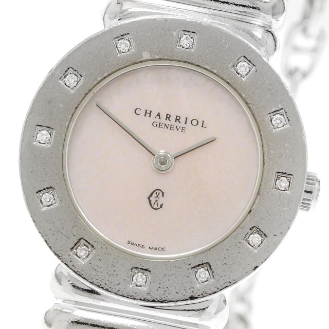 シャリオール CHARRIOL 0285 サントロペ 12Pダイヤ クォーツ