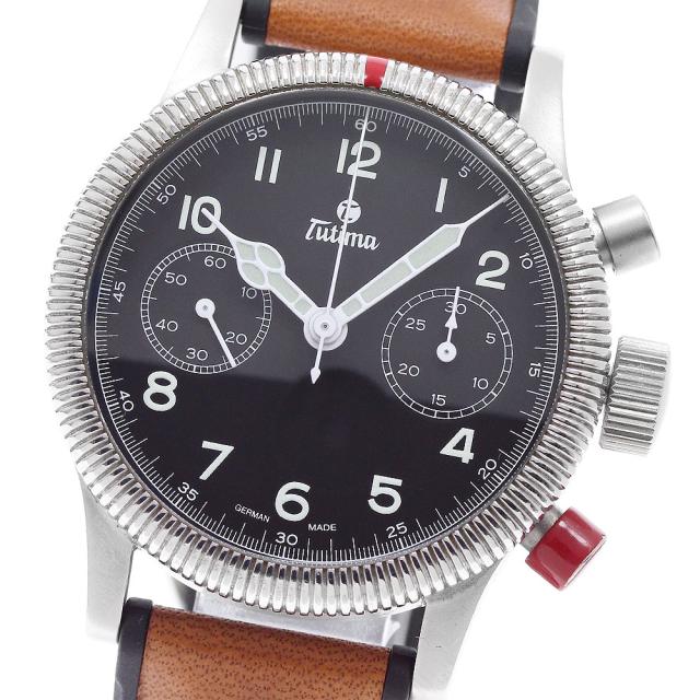 チュチマ TUTIMA 783 フリーガー クロノグラフ 手巻き メンズ 良品 _956852