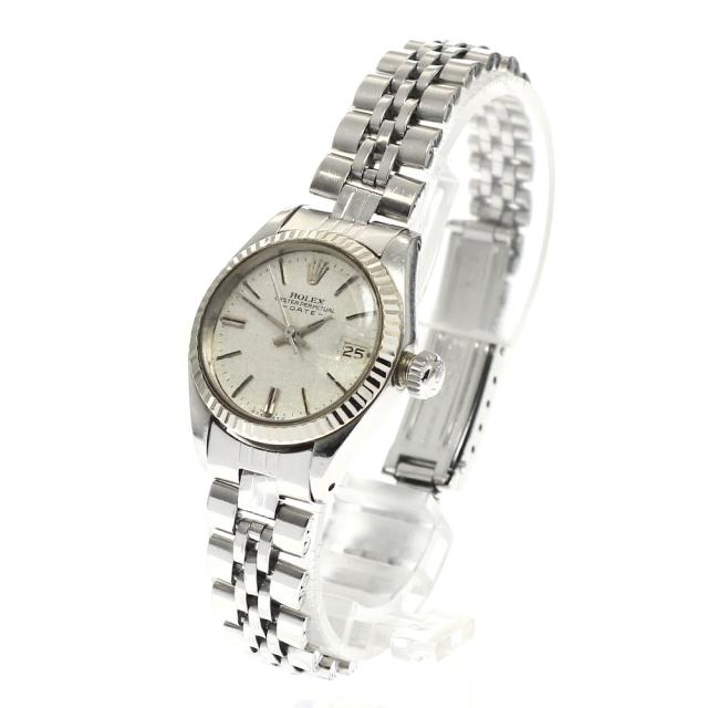 訳あり ロレックス ROLEX 6917 オイスター パーペチュアル デイト WGベゼル Cal.2030 自動巻き レディース _945764_1