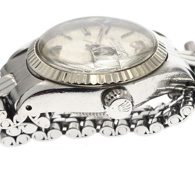 訳あり ロレックス ROLEX 6917 オイスター パーペチュアル デイト WGベゼル Cal.2030 自動巻き レディース _945764_4