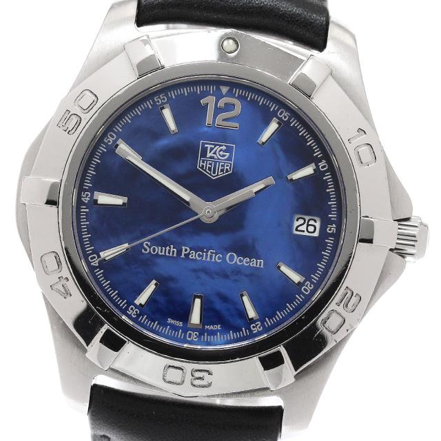 タグホイヤー TAG HEUER WAF211P アクアレーサ− サウスパシフィックオーシャン 限定300本 自動巻き メンズ 保証書付き_950299