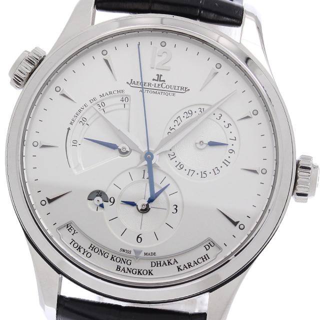 ジャガー・ルクルト JAEGER-LECOULTRE 176.8.29.S/Q1428421 マスタージオグラフィーク GMT 自動巻き メンズ 良品 保証書付き_955597