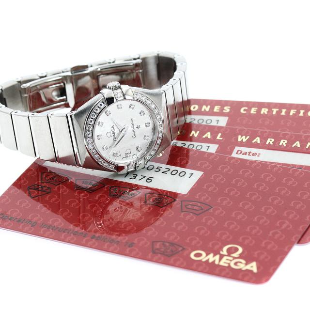 オメガ OMEGA 123.15.24.60.52.001 コンステレーション ダイヤベゼル 12P クォーツ レディース 良品 保証書付き_957757_1