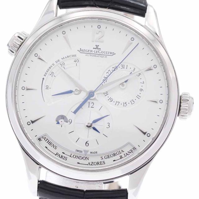 ジャガー・ルクルト JAEGER-LECOULTRE 176.8.29.S/Q1428421 マスタージオグラフィーク パワーリザーブ GMT 自動巻き メンズ 良品 _956417