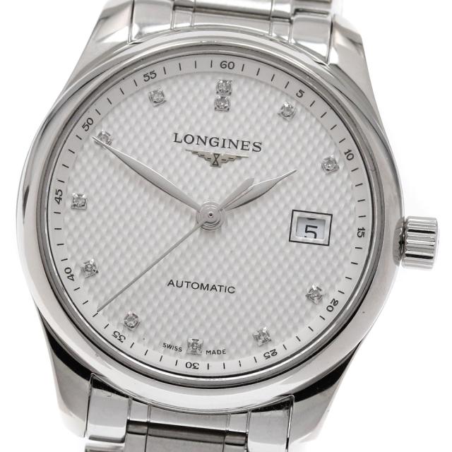 ロンジン LONGINES L2.257.4 マスターコレクション 12Pダイヤ 自動巻き レディース 良品 _956944