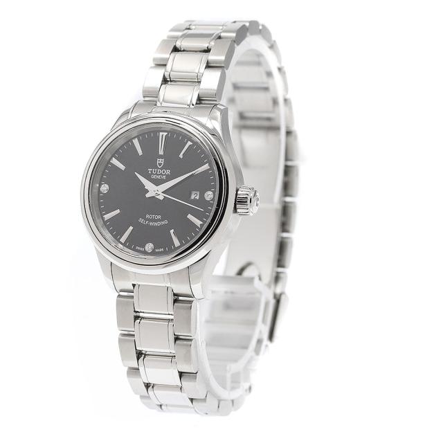 チュードル TUDOR 12100 スタイル 3Pダイヤ デイト 自動巻き レディース 保証書付き_949334_2