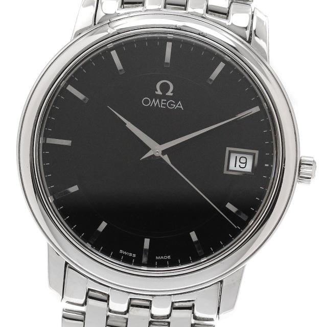 訳あり オメガ OMEGA 4580.51 デビル プレステージ デイト クォーツ メンズ _955198
