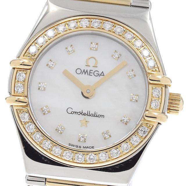 オメガ OMEGA 1365.75 コンステレーション マイチョイス 12P ダイヤベゼル クォーツ レディース 美品 _957835 147,400円