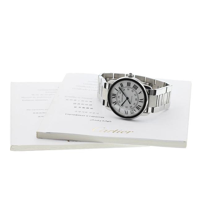 カルティエ CARTIER WSRN0012 ロンドソロ 自動巻き メンズ 保証書付き_957892