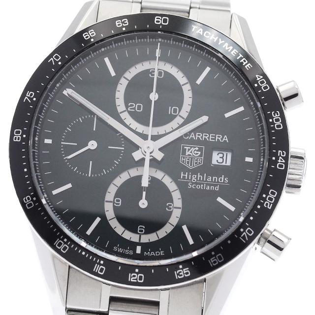 タグホイヤー TAG HEUER CV2012 カレラ ハイランド スコットランド クロノグラフ 自動巻き メンズ 良品 _959407