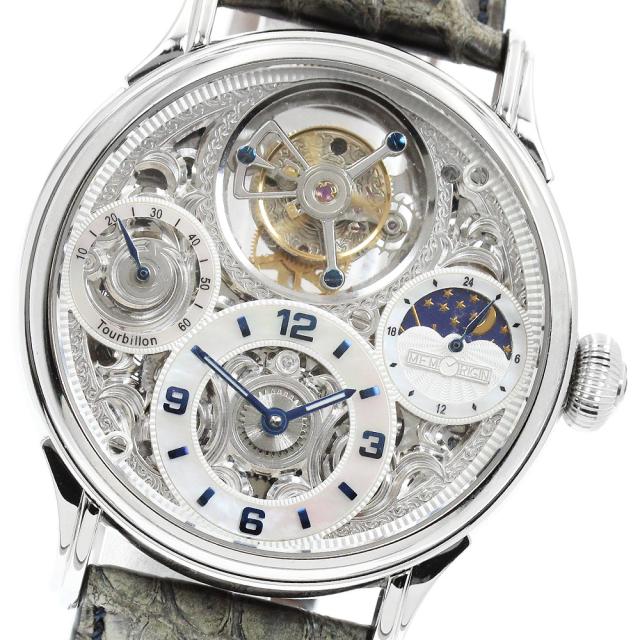 メモリジン MEMORIGIN MO1231 スターリット・レジェンド トゥールビヨン 手巻き メンズ 良品 保証書付き_957257