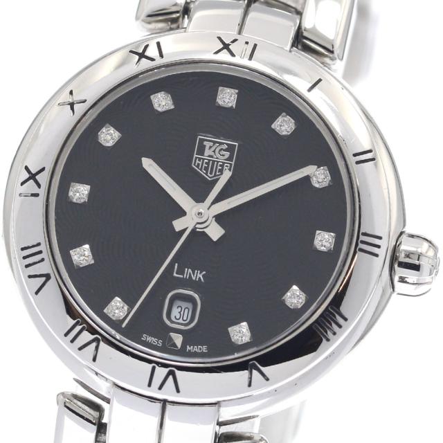 タグホイヤー TAG HEUER WAT1410 リンク 11Pダイヤ デイト クォーツ レディース _957360
