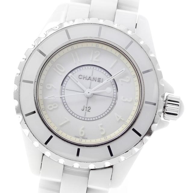 シャネル CHANEL H3442 J12 ホワイトファントム 33MM クォーツ レディース _957091