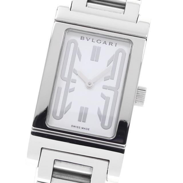 ブルガリ BVLGARI RT39S レッタンゴロ クォーツ レディース 保証書付き_959370