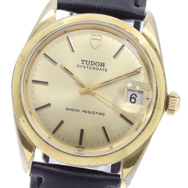 訳あり チュードル TUDOR オイスターデイト Cal.2423 手巻き メンズ _941107