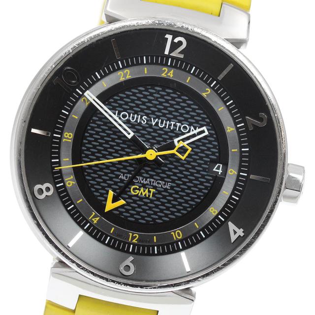 ルイ・ヴィトン LOUIS VUITTON Q8D30 タンブール ムーン GMT デイト 自動巻き メンズ _956948