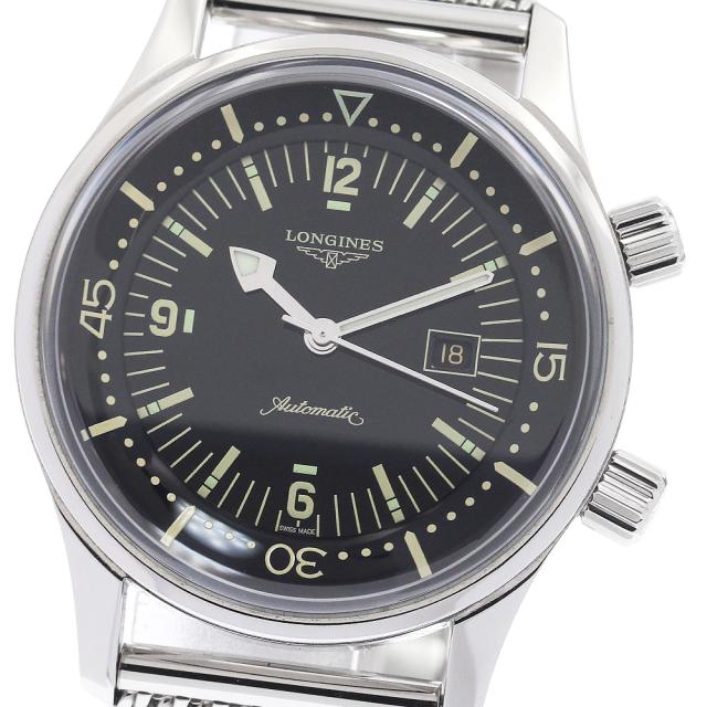 ロンジン LONGINES L3.374.4 レジェンドダイバー デイト 自動巻き メンズ 箱・保証書付き_958405