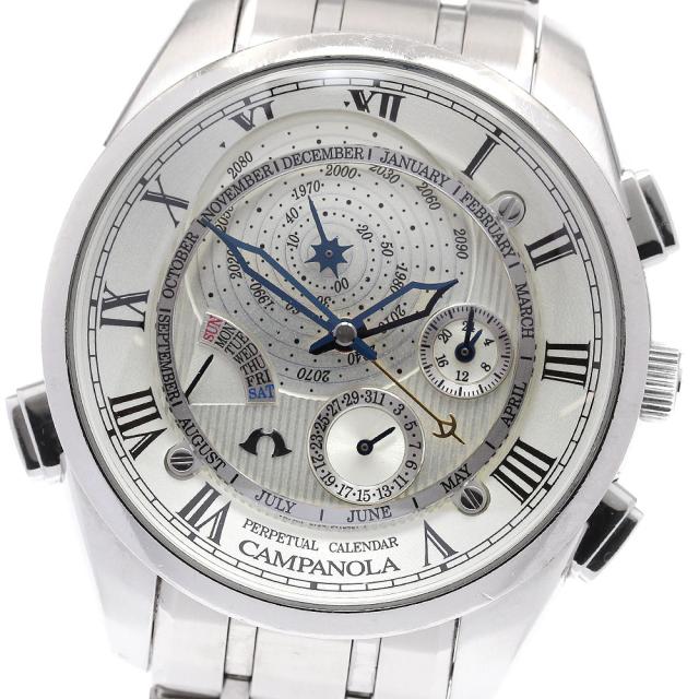シチズン CITIZEN CTR57-0981/6704-T007881 カンパノラ 408 パーペチュアルカレンダー クォーツ メンズ 箱・保証書付き_951993