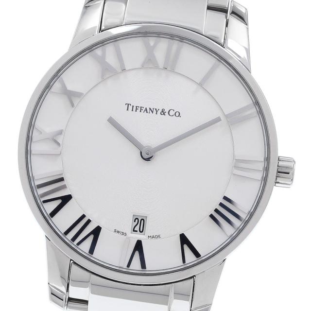 ティファニー TIFFANY&amp;Co. Z1800.11.10A21A00A アトラス ドーム デイト クォーツ メンズ 良品 _956536
