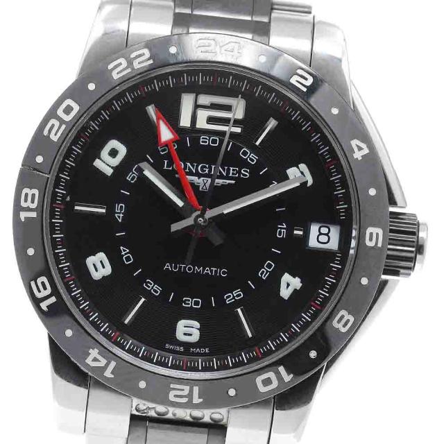 訳あり ロンジン LONGINES L3.669.4 アドミラルGMT デイト 自動巻き メンズ _956915