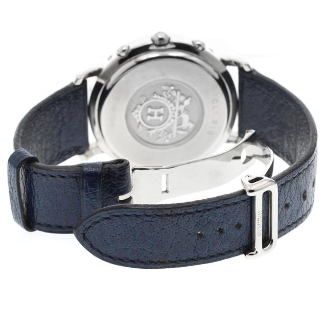 ベルト訳あり エルメス HERMES CL1.910 クリッパークロノ デイト クォーツ メンズ _959434_2