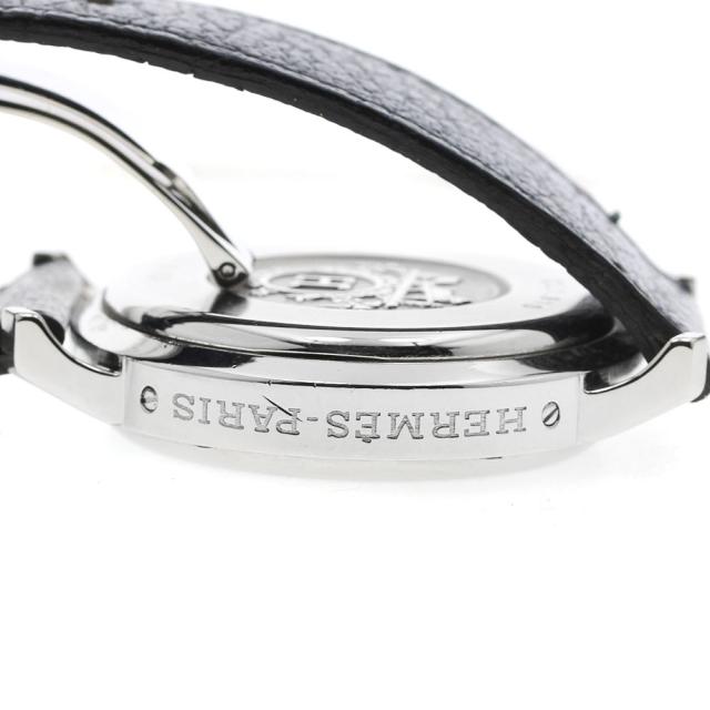 ベルト訳あり エルメス HERMES CL1.910 クリッパークロノ デイト クォーツ メンズ _959434_5