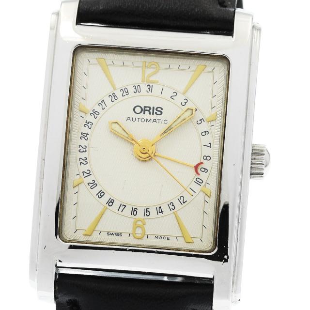 オリス ORIS B7460 レクタンギュラー ポインターデイト 自動巻き メンズ _959636