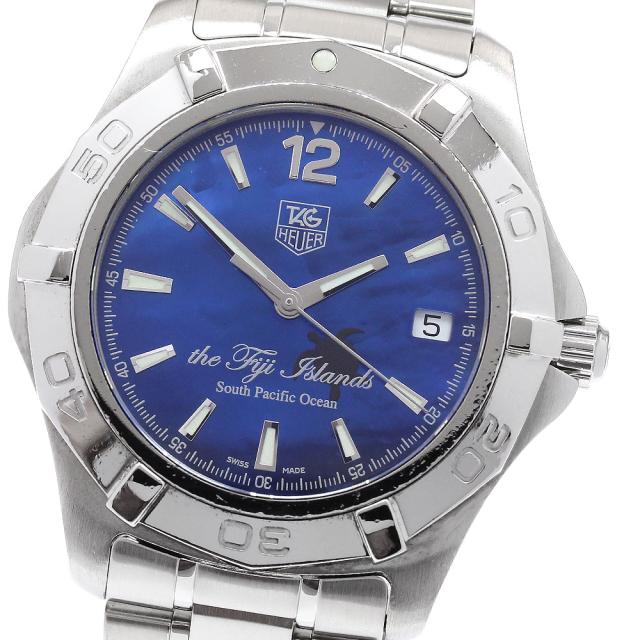タグホイヤー TAG HEUER WAF211F.BA0806 アクアレーサー フィジー800本限定 デイト 自動巻き メンズ _945510