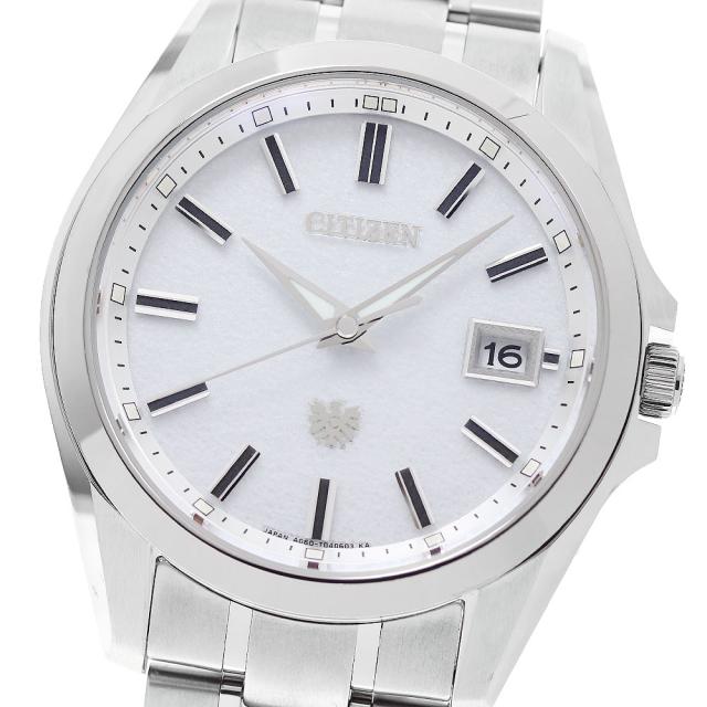 シチズン CITIZEN AQ4091-56A/A060-T027351 ザ・シチズン 藍染和紙文字盤 エコドライブ ソーラー メンズ 箱・保証書付き_958333