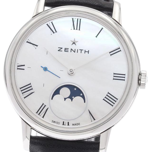 ゼニス ZENITH 03.2320.692 エリート レディ ムーンフェイズ 自動巻き レディース 美品 _958879