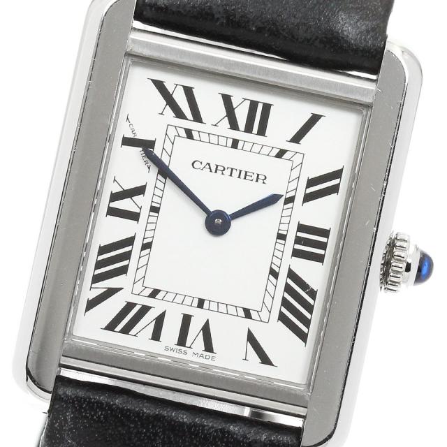カルティエ CARTIER WSTA0030 タンクソロSM クォーツ レディース 保証書付き_960864