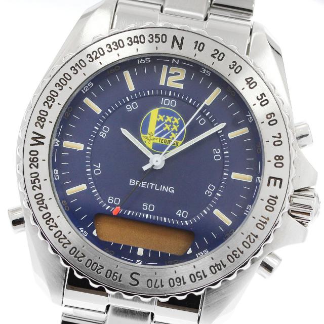 ジャンク ブライトリング BREITLING A51038 プルトン 多機能 クォーツ メンズ _937424