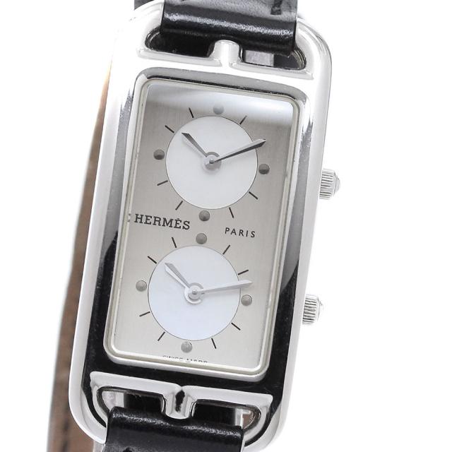 エルメス HERMES CC3-210 ケープコッド ドゥゾーン ドゥブルトゥール クォーツ レディース 内箱・保証書付き_922866
