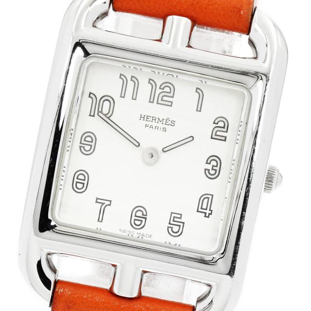 エルメス HERMES CC1.210 ケープコッド クォーツ レディース 内箱・保証書付き_942878