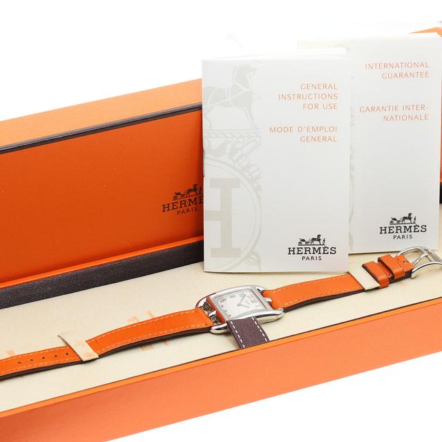 エルメス HERMES CC1.210 ケープコッド クォーツ レディース 内箱・保証書付き_942878_1