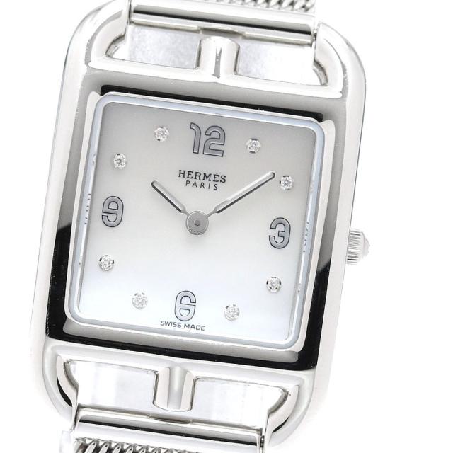 エルメス HERMES CC1.210a ケープコッド 8Pダイヤ クォーツ レディース 内箱付き_950797 142,890円