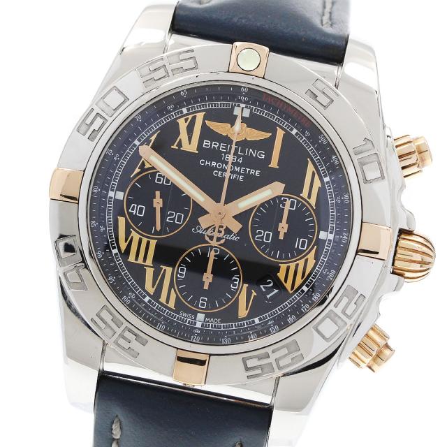 ブライトリング BREITLING IB0110 クロノマット44 ビコロ クロノグラフ 自動巻き メンズ 保証書付き_952403