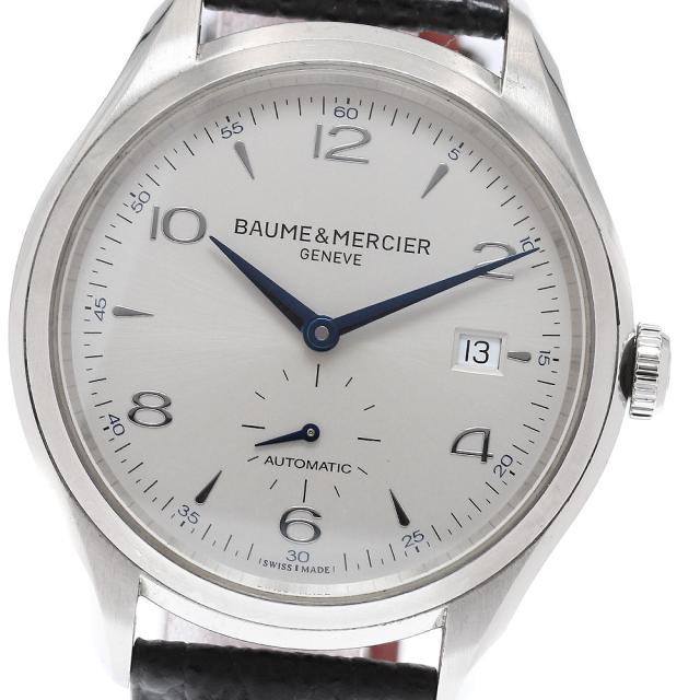 ボーム＆メルシェ Baume & Mercier 65717 クリフトン スモールセコンド デイト 自動巻き メンズ _959814