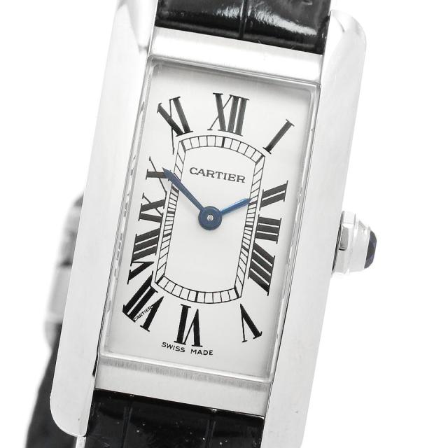 カルティエ CARTIER WSTA0016 タンクアメリカン SM クォーツ レディース _960414