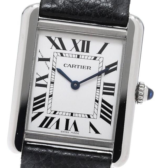 カルティエ CARTIER WSTA0030 タンクソロSM クォーツ レディース 保証書付き_960814