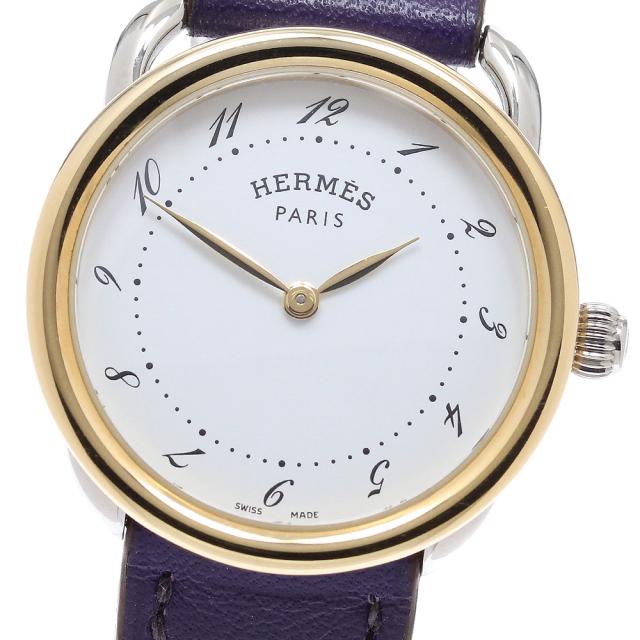 エルメス HERMES AR5.220a アルソー クォーツ レディース 良品 内箱・保証書付き_943229