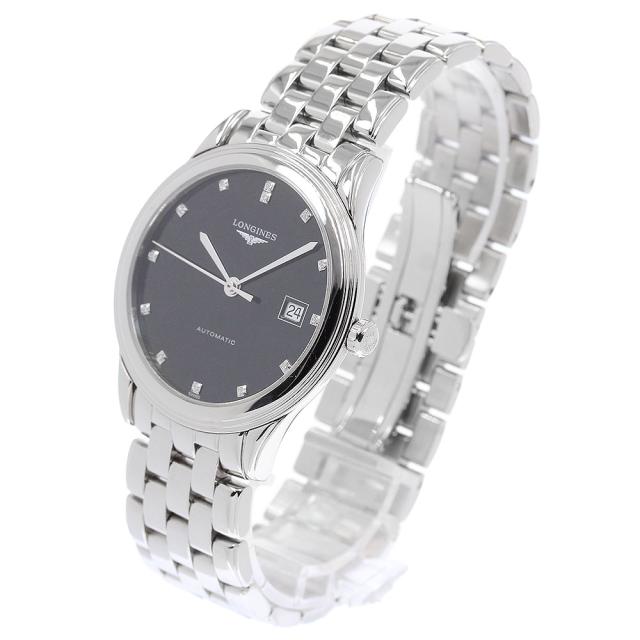ロンジン LONGINES L4.874.4 フラッグシップ 13Pダイヤ デイト 自動巻き メンズ _957008_1