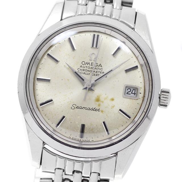 オメガ OMEGA 166.010 シーマスター デイト cal.564 ライスブレスレット 自動巻き メンズ _958160