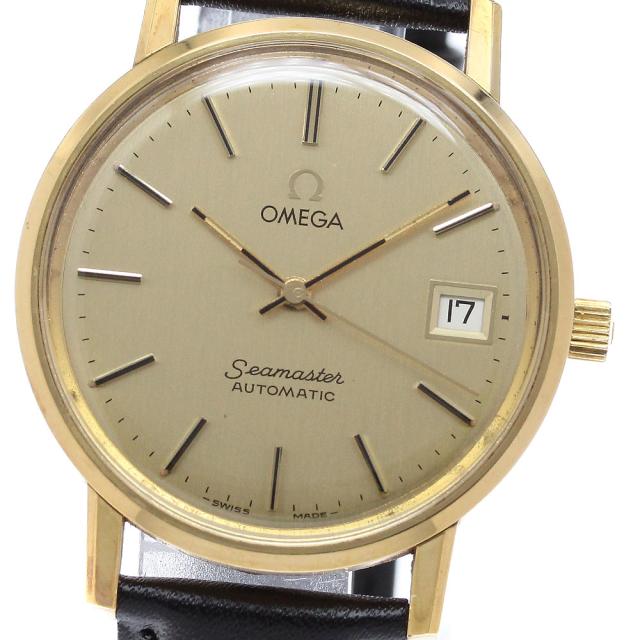 オメガ OMEGA 166.0202 シーマスター デイト cal.1010 自動巻き メンズ _959834