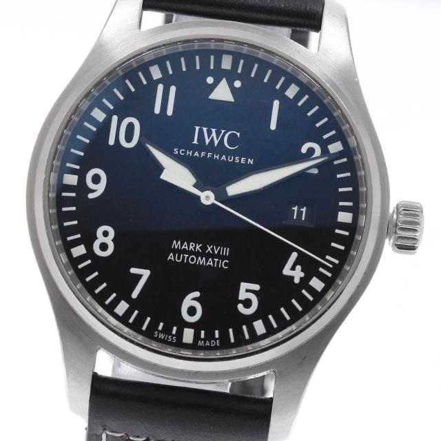 IWC IWC SCHAFFHAUSEN IW327001 パイロットウォッチ マークXVIII デイト 自動巻き メンズ 良品 保証書付き_961942